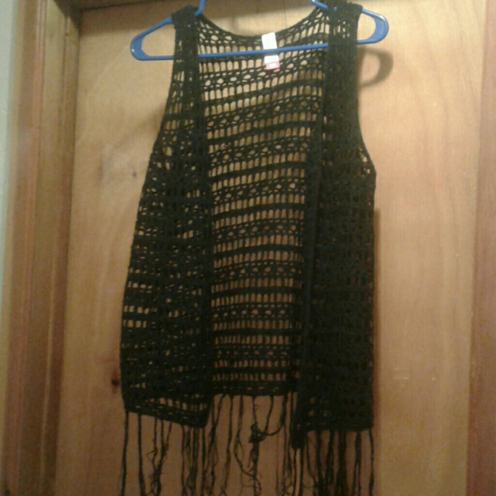A boho hippy style vest